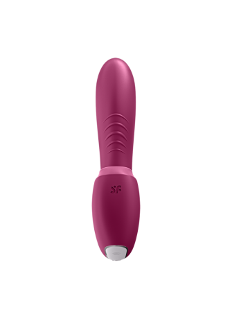 2 en 1 Vibromasseur point G avec stimulateur clitoris connecté USB rouge Sunray Satisfyer - CC597807
